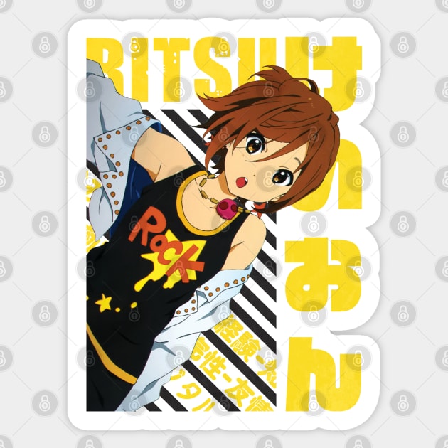 K-ON ! - Ritsu Tainaka Sticker by Recup-Tout